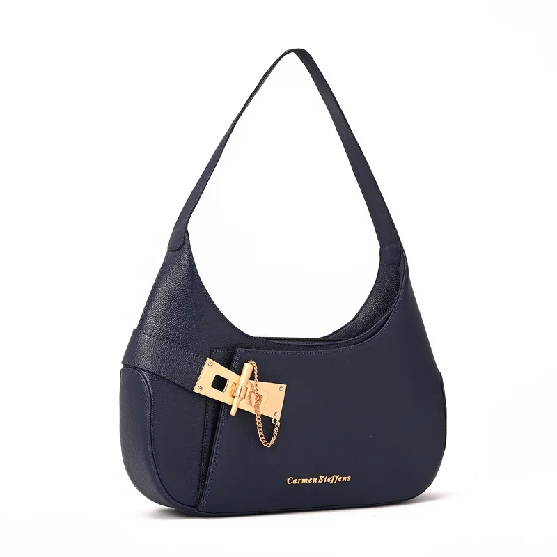 كارمن ستيفنز حقيبة هوبو بمشبك ذهبي نفرتيتي